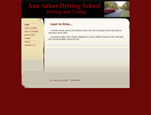 Tablet Screenshot of annarbordrivingschool.com